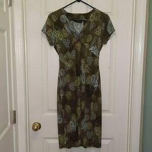 Axcess printed dress Sz M